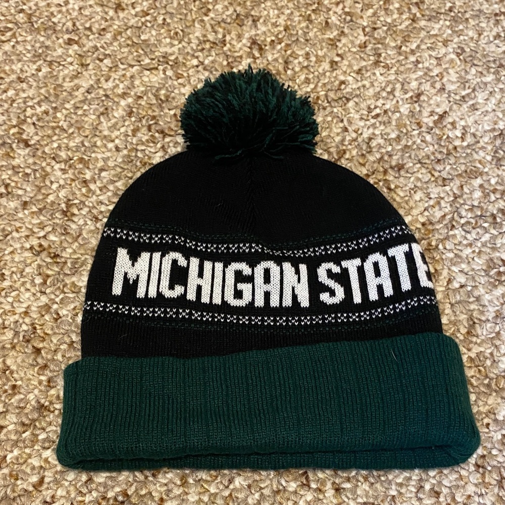 Captivating Headwear Dark Green Knit Pom Beanie